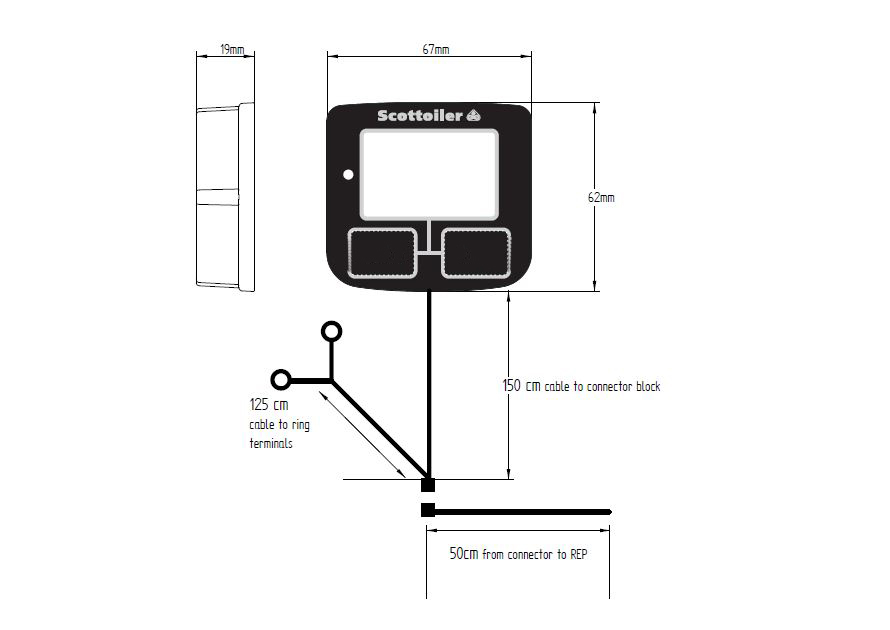 Sistem Scottoiler lubrifiere lant eSystem + lubrifiant biodegradabil verde [10]