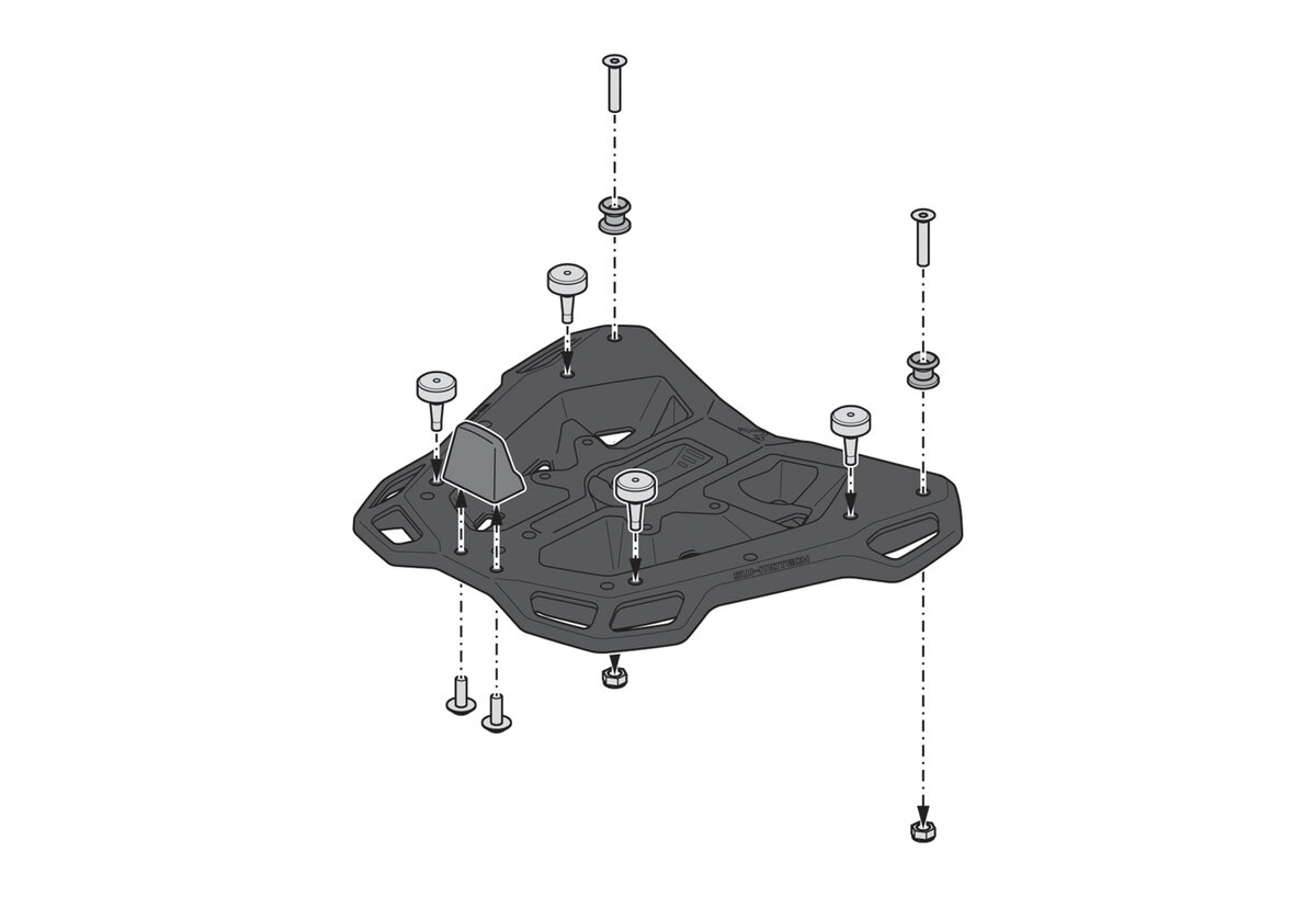 Sistem Top Case Sw-Motech DUSC L Negru 41 l. pentru KTM 250 Adv, 390 Adv (25-) [2]