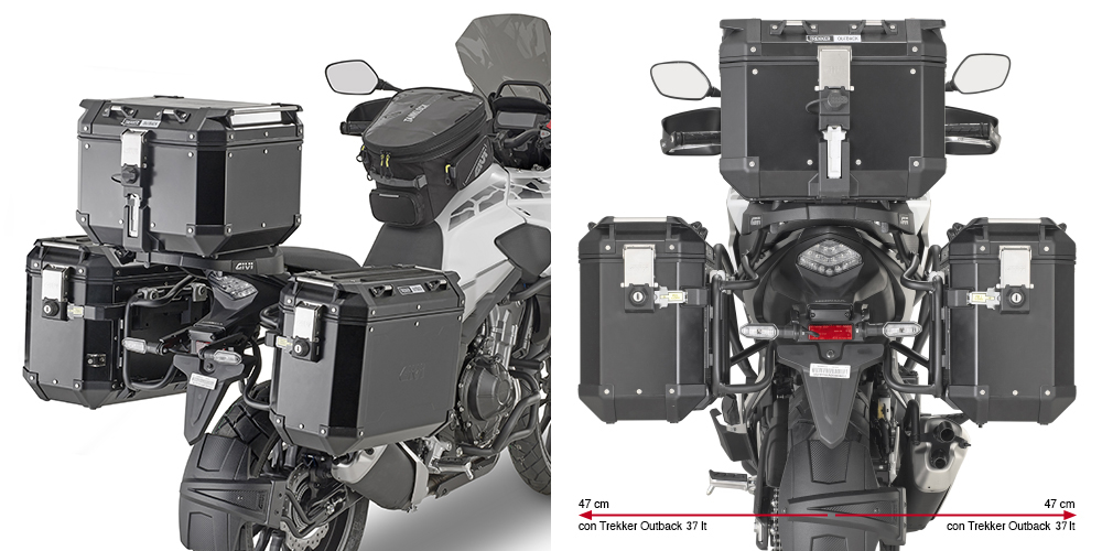 Suport Side Case Givi Trekker Outback Honda CB 500 X (19-) [1]
