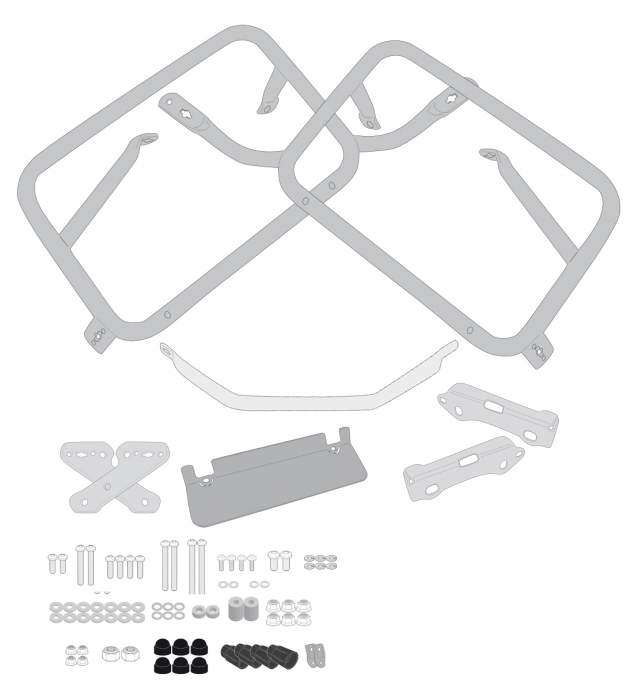 Suport Side Case Givi Fara Adaptoare Moto Morini X-Cape 649 (21-) [1]
