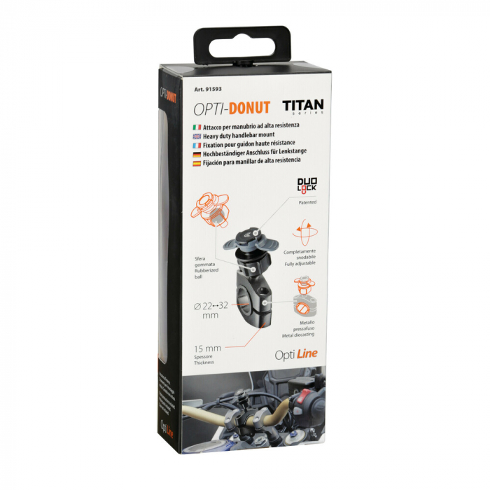 Suport telefon pentru ghidon Heavy Duty Titan Donut [14]
