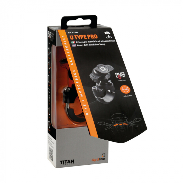 Suport telefon pentru ghidon Heavy Duty Titan U Type Pro [13]