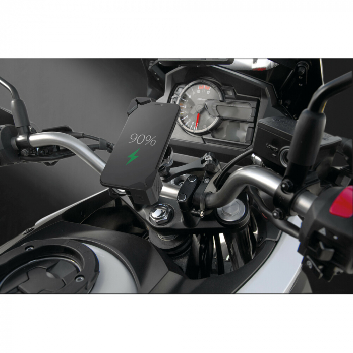 Suport telefon universal Heavy-Duty Chroma cu incarcator Wirless [7]