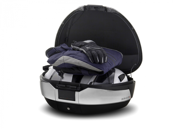 Top case SHAD SH48 D0B48400 New titanium with PREMIUM SMART lock [2]