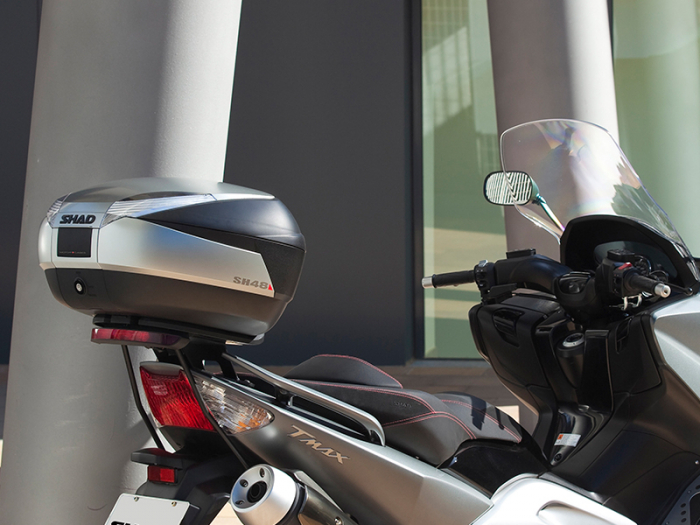 Top case SHAD SH48 D0B48400 New titanium with PREMIUM SMART lock [4]