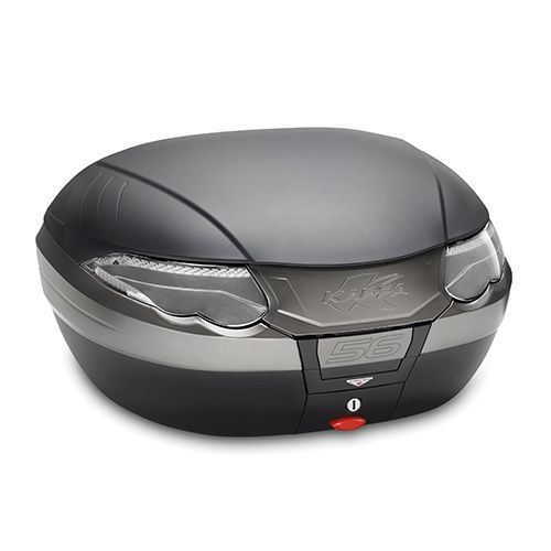 Top case Kappa Monokey 56LT tech Negru cu catadioptri fumurii [1]
