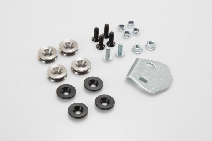 Trax Adv top case system Argintiu. F750/850GS (18-). For stainless steel ra. [4]