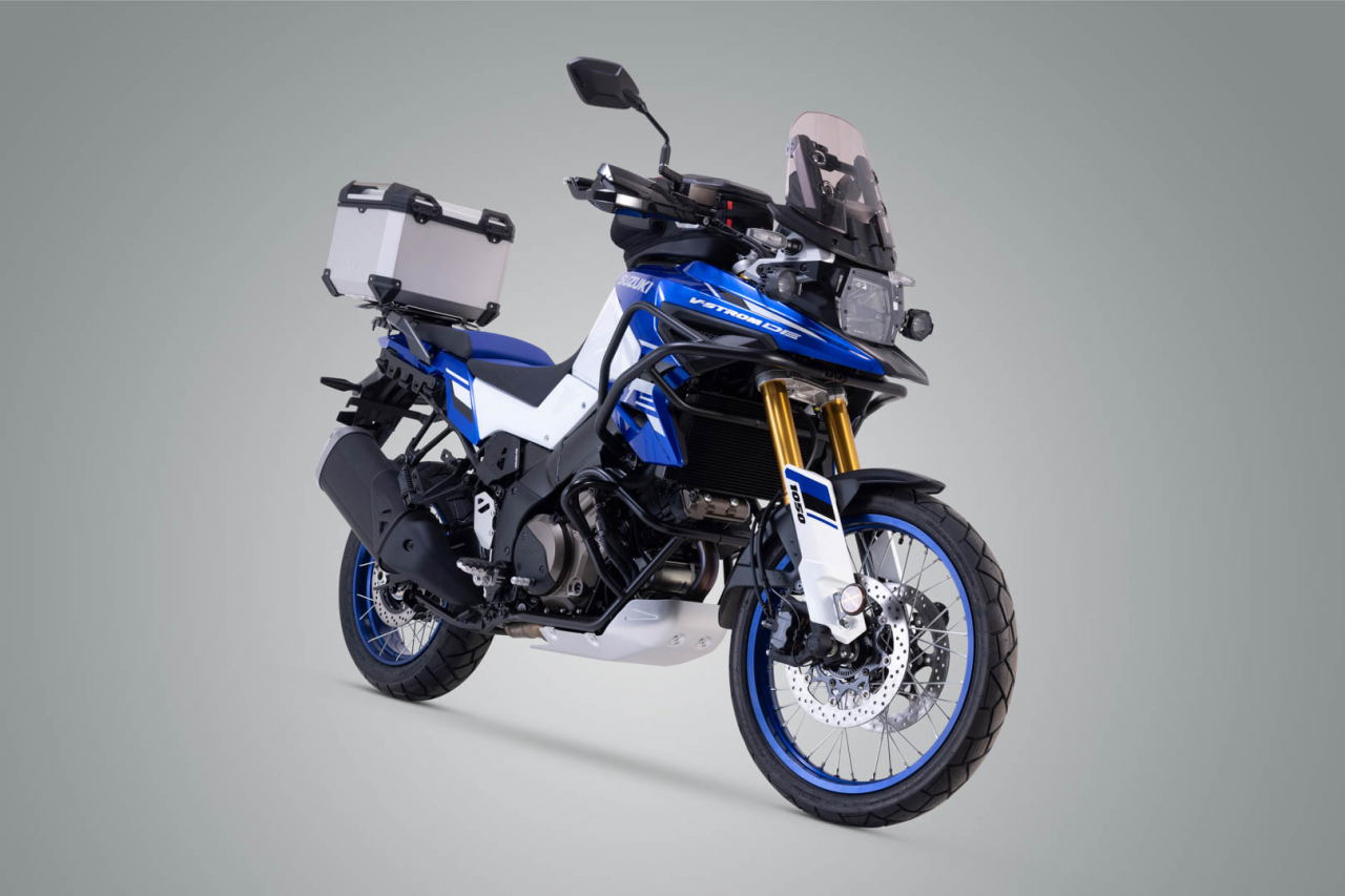 Trax Adv top case system Argintiu. Suzuki V Strom 650 / 1000 / 1050. [2]