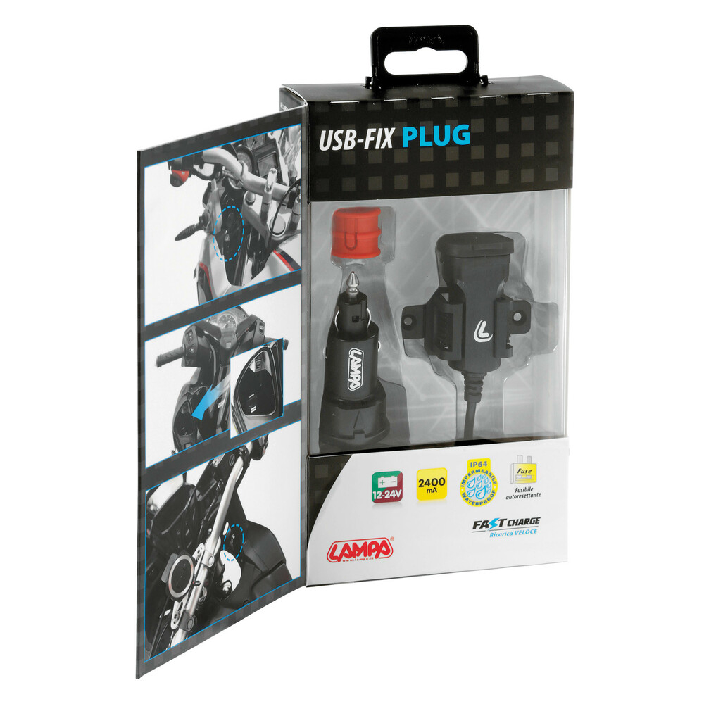 USB Fix Plug – Incarcator USB cu prindere cu surub si mufa universala Lampa [2]