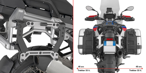Accesorii Genti-Cutii - Adaptor side case Givi Monokey BMW R 1300 GS Adventure (25)