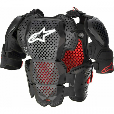 Armura de protectie ALPINESTARS A-10 V2 FULL CHEST Negru/Rosu XL/XXL [1]