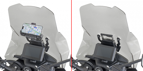 Kit Fixare Telefon-Navi - Bara transversala Givi pentru suport Telefon / Navigatie KTM 890 SMT (23-)