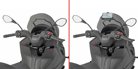 Accesorii-Gadgeturi - Bara Transversala Givi Pentru Suport Telefon / Navigatie Piaggio MP3 310 (25)