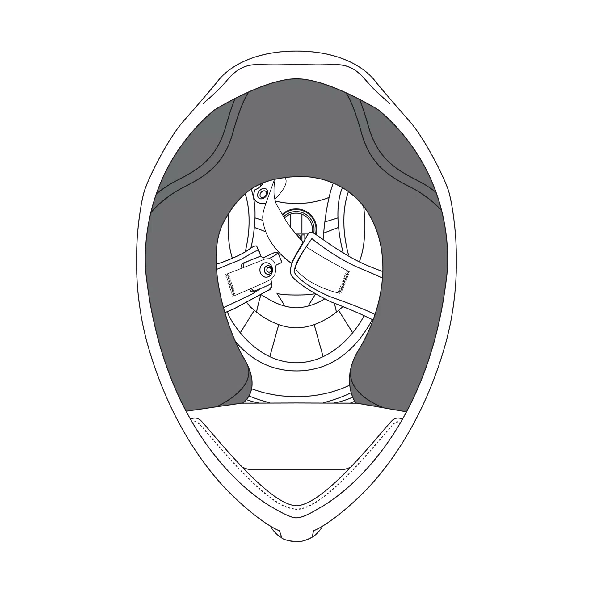 Echipamente Moto - Burete obraz AGV pentru casca K5 S