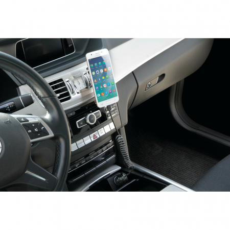 Cablu spiralat USB - Micro USB 100 cm Negru [1]