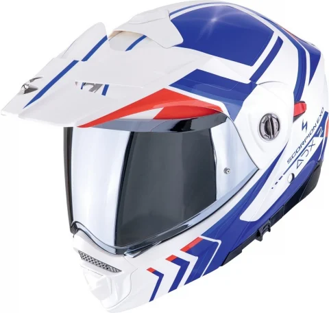 Căști Moto Flip-Up - Casca flip-up touring/adventure SCORPION ADX-2 LEWIS  RESIGILAT
