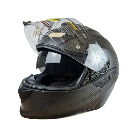Casca integrala SCORPION EXO 1400 EVO II CARBON AIR SOLID XXL Negru mat [5]