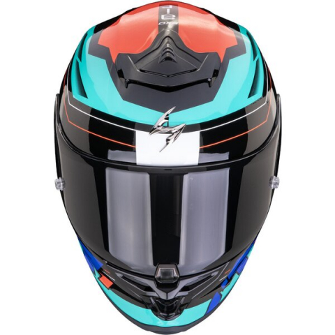Casca integrala sport SCORPION EXO-R1 EVO AIR BLAZE XL Negru/Albastru [2]