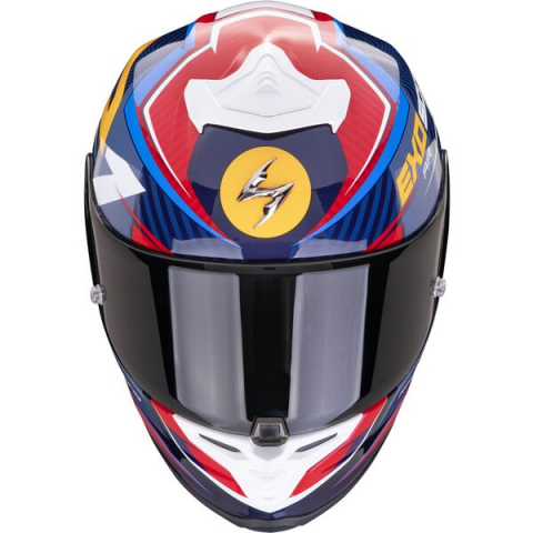 Casca integrala sport SCORPION EXO-R1 EVO AIR COUP XL Albastru/Rosu/Galben [4]