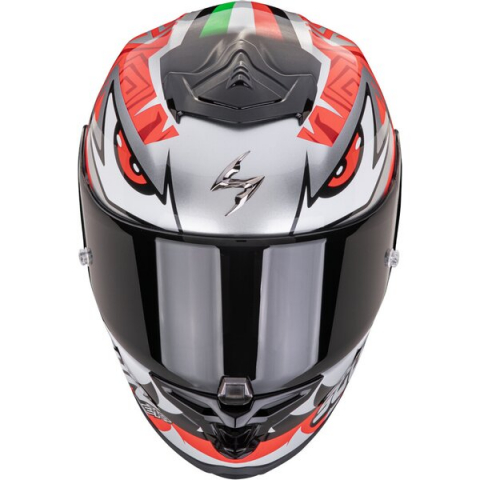 Casca integrala sport SCORPION EXO-R1 EVO AIR ZACCONE REPLICA XL Argintiu/Negru/Rosu [1]
