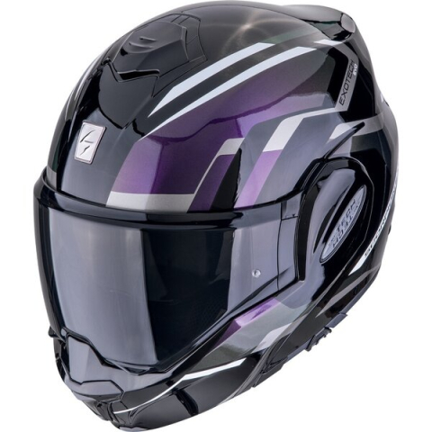 Căști Moto Flip-Up - Casca modulara flip-back Scorpion  EXO-TECH EVO FURIO