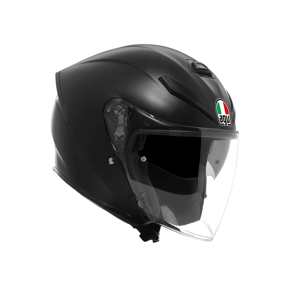 Căști Moto Jet - Casca open face AGV K5 Jet Mono ECE 22.06