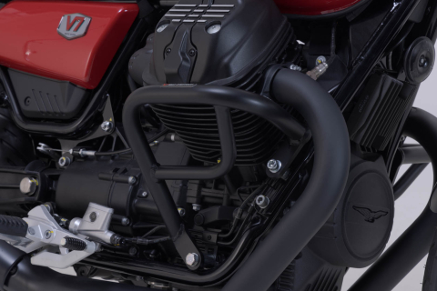 Protecții Moto - Crash Bar Negru Sw-Motech pentru Moto Guzzi V7/V9 models.