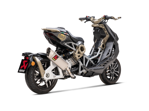 Evacuare finala Akrapovic Slip-On Line Italjet Dragster 125 / Dragster 200 [2]