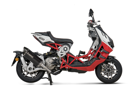 Evacuare finala Akrapovic Slip-On Line Italjet Dragster 300 [1]