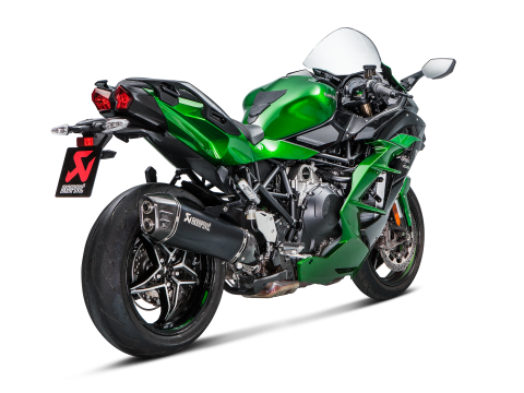 Evacuare finala Akrapovic Slip-On Line Kawasaki H2 1000 SX [2]