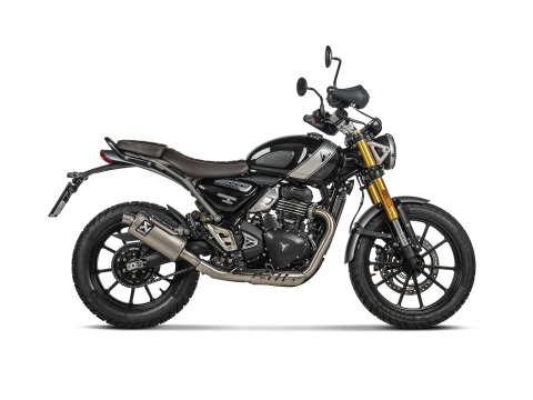 Evacuare finala Akrapovic Slip-On Line Triumph Scrambler 400 X / Speed 400 [1]