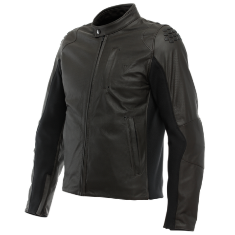 Geci Moto pentru Bărbați & Femei - Geaca de piele perforata Dainese Istrice