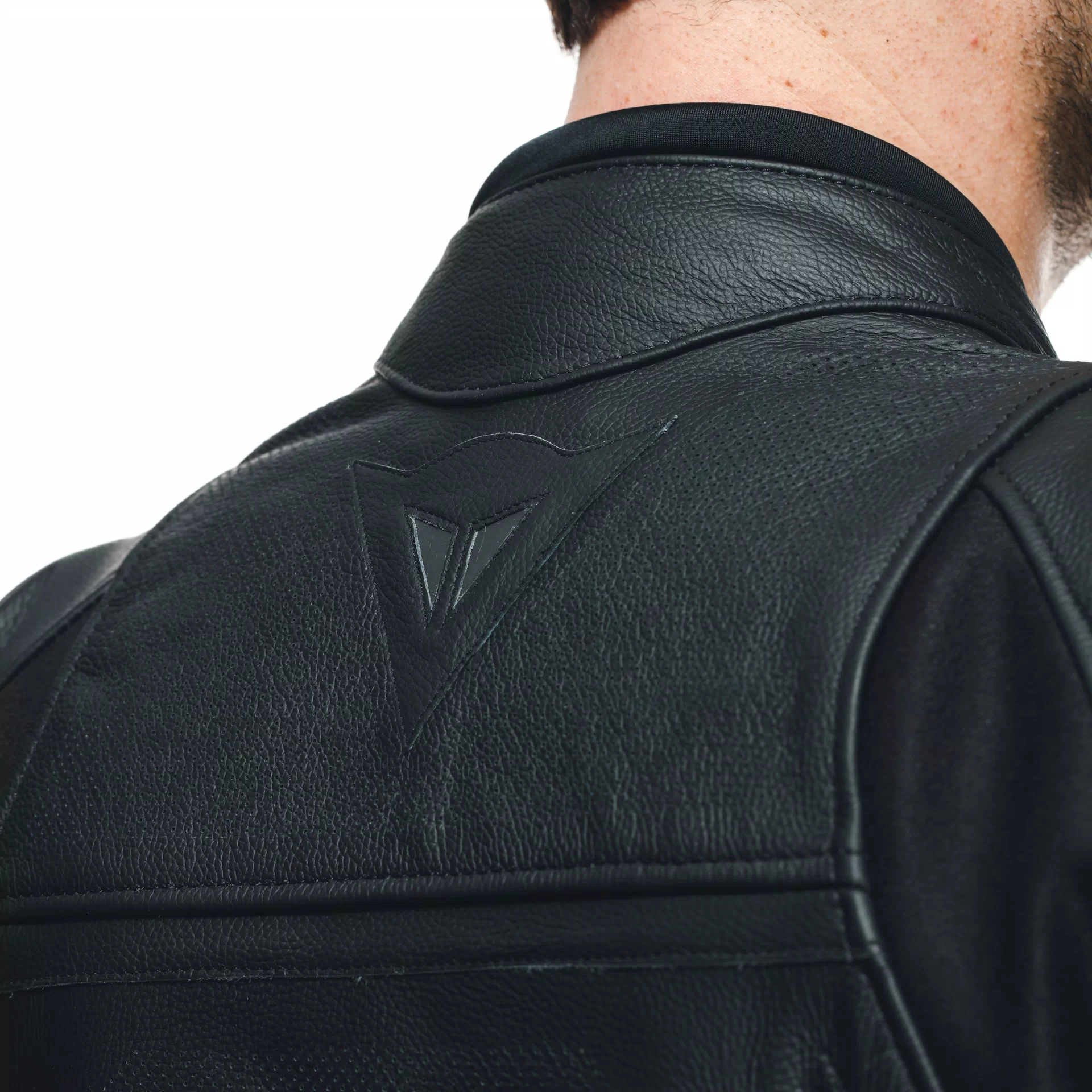 Geaca de piele perforata Dainese Racing 4 [12]