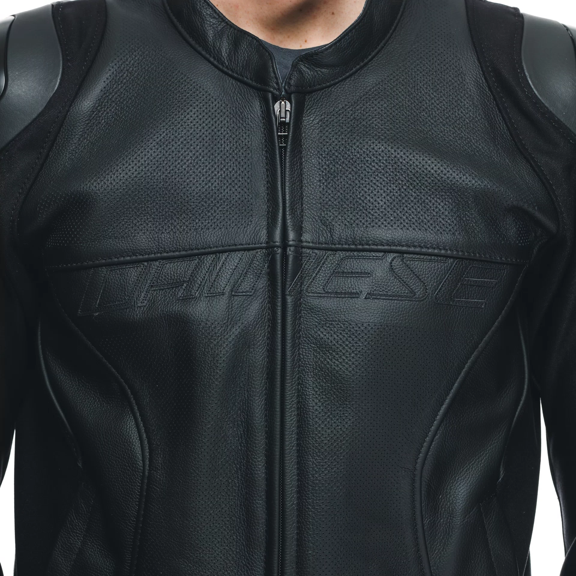 Geaca de piele perforata Dainese Racing 4 [7]