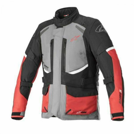 Geci Moto pentru Bărbați & Femei - Geaca textil impermeabila Alpinestars ANDES Drystar V3 S Negru/Gri/Rosu