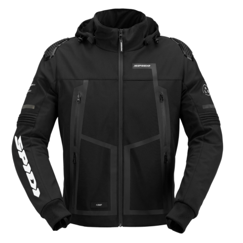 Geci Moto pentru Bărbați - Geaca tip hanorac impermeabil SPIDI Hoodie Warrior H2Oout