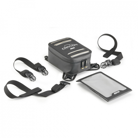 Geanta rezervor Givi rezistent la apa cu chingi prevazute cu clipsuri pentru fixare rapida 3 lt [2]