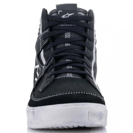 Ghete moto ALPINESTARS AGELESS RIDING SHOES 45 Negru/Alb/Gri [3]
