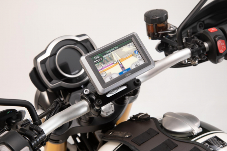 Accesorii Moto - GPS mount pentru handlebar Negru. Honda / Suzuki / Triumph models.