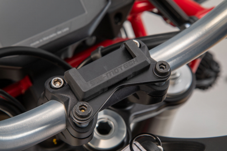 GPS mount pentru handlebar Negru. Moto Guzzi V85 TT (19-). [4]