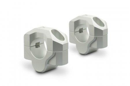 Inaltator ghidon D. 28 mm H=20 mm. argintiu. Milled.