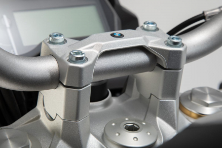 Inaltator ghidon D.30 mm. Argintiu . BMW F 750 GS (18-). [1]