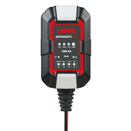 Incarcator inteligent pentru baterie, 6/12V - 1A -Amperomatic Bike [1]