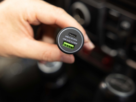 Incarcator masina 12V Quad Lock Dual USB [3]