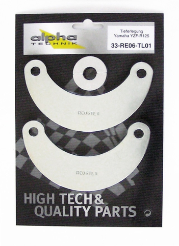 Accesorii Moto - Kit de coborare 35 mm alpha Technik pentru Yamaha YZF-R125 Tip RE06 (08-)