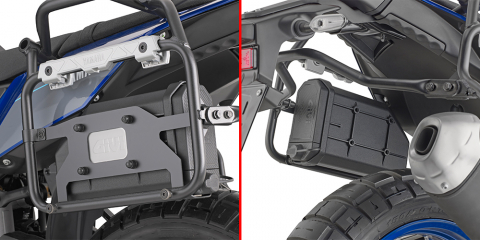 Accesorii Moto - Kit de fixare cutie scule Givi S250 pe suportul de valize  laterale original Yamaha (optional)