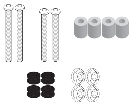 Accesorii Moto - Kit fixare parbriz 7056DT SYM Cruisym 300 (17 > 18)