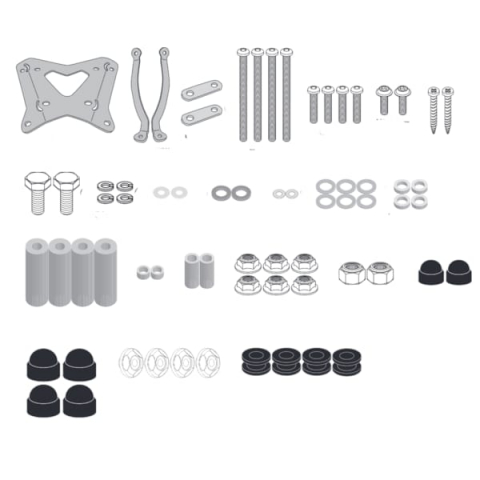 Parbrize - Kit fixare parbriz Givi Seat Mo 125 (22-24) / Silence S01 (22-24)
