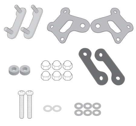 Kit fixare parbriz Kawasaki Z900 RS (18)