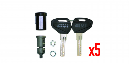 Accesorii Genti-Cutii - Set 5 chei cu iala